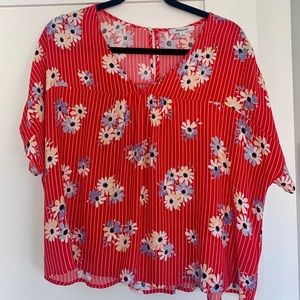 Madewell Daisy Society Rhyme Top. Sz M.